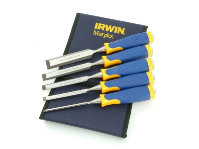IRWIN Marples MS500 ProTouch All-Purpose Chisel Metal Striking Cap Set 5 Pack
