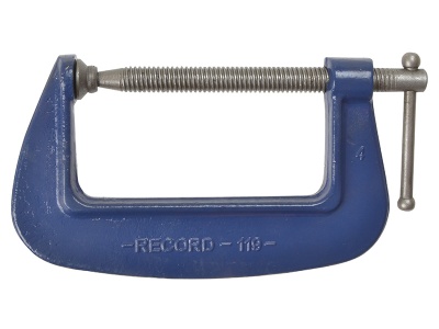 IRWIN Record 119 Medium-Duty Forged Steel G-Clamp 75mm 3in Hand Tool