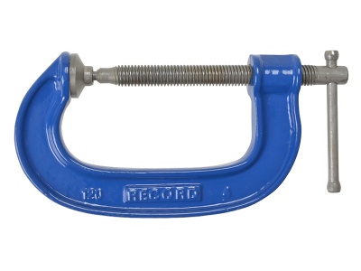 IRWIN Record 120 Heavy-Duty G-Clamp Best For Use on Metal Work 100mm 4in