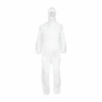 X Large Cat III Type 5/6 Coverall - High Risk Protection - White Qty Bag 1