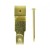 No.2 Single Picture Hanging Hooks - Single - Electro Brass Qty TIMpac 12