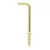 25mm Cup Hooks - Square - Electro Brass Qty TIMpac 16