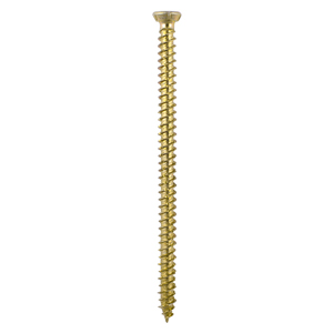 Multi-Fix Concrete Screw - Countersunk - Yellow