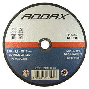 Bonded Abrasive Disc - For Cutting