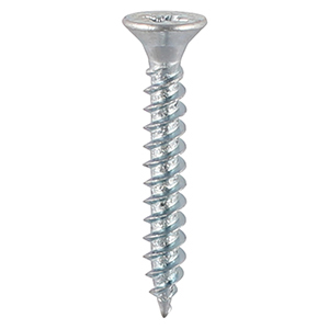 Twin-Thread Woodscrew - Zinc