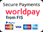 Secure Payments by Worldpay and Paypal