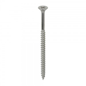 6.0 x 100 Classic Multi-Purpose Screws - PZ - Double Countersunk - A4 Stainless Steel Qty Box 100