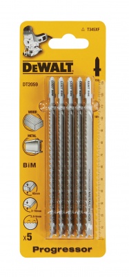 DeWalt DT2059QZ Jigsaw Blades Progressor Tooth T Shank - 5pk