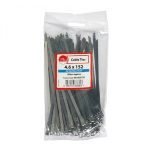 4.6 x 152 Cable Tie - A2 SS 100 PCS