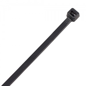 7.6 x 370 Cable Tie Black 100 PCS