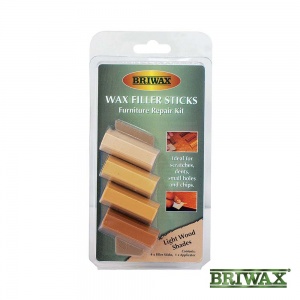 4 x 6.5g Briwax Wax Filler Sticks Light 1 EA