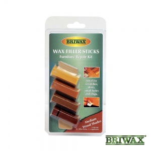 4 x 6.5g Briwax Wax Filler Sticks Med 1 EA