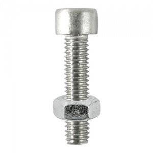 M8 x 25 Cap Socket & Nut - A2 SS 4 PCS