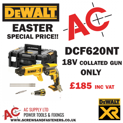 Dewalt DCF620NT 18v XR Brushless Collated Autofeed Drywall Screwdrive