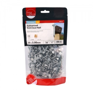 20 x 3.00 Clout Nail ELH - Galvanised 1 KG