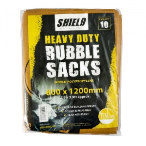 80 x 120cm Heavy Duty Rubble Sacks 10 PCS