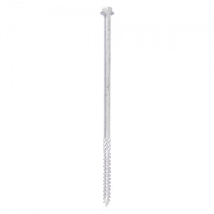 10 x 200 Timber Frame Screw HEX Silver 10 PCS