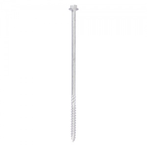 10 x 200 Timber Frame Screw HEX Silver 10 PCS