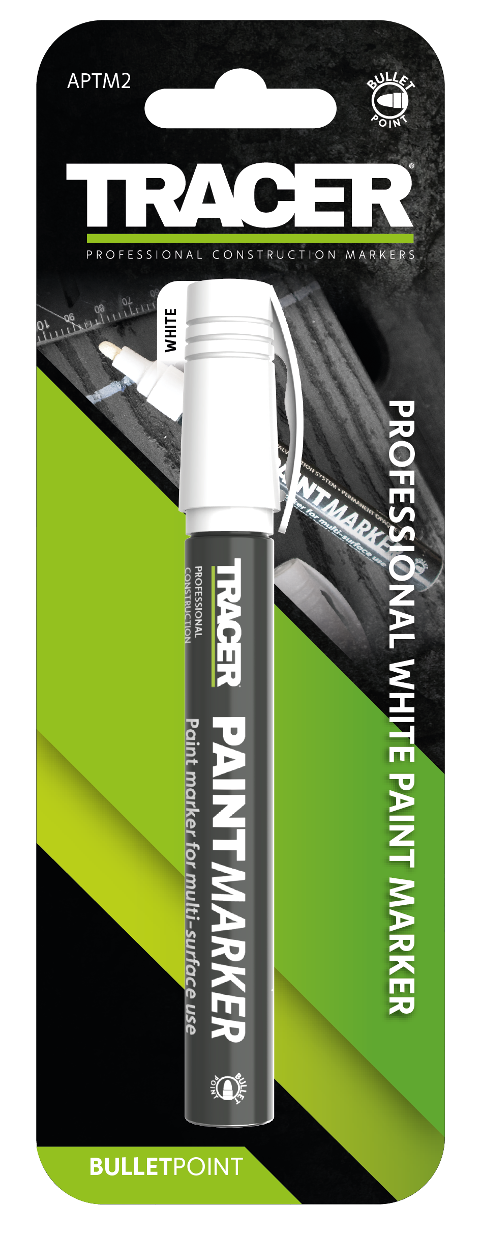 TRACER PAINT MARKER (White) Screws & Fasteners