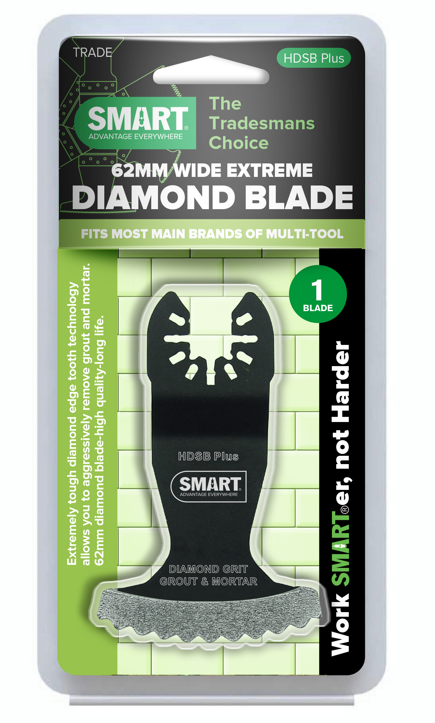SMART Trade Series 62mm Extreme Diamond Blade - Screws & Fasteners