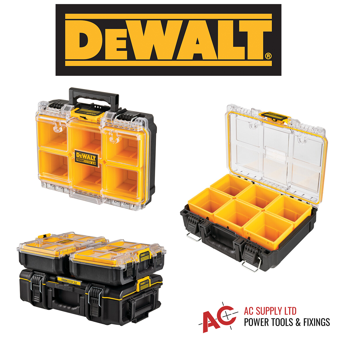 Dewalt DWST83392-1 Toughsystem 2.0 1/2 Width Deep Organiser - Screws &  Fasteners