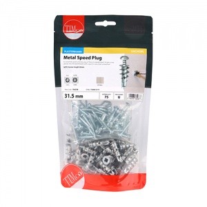 31.5mm Metal Speed Plug & Screw 75 PCS