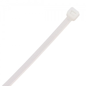 7.6 x 300 Cable Tie Natural 100 PCS