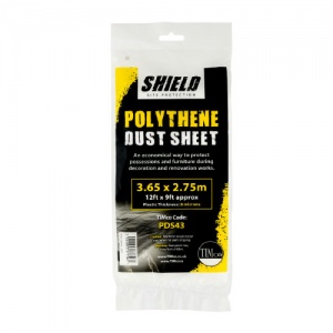 50m x 2m Polythene Dust Sheet Qty Roll 1