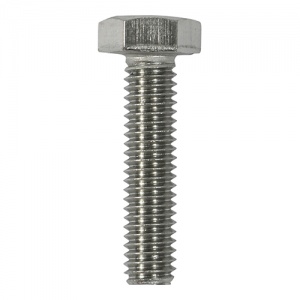 M6 x 40 Set Screws DIN 933 A2 SS 10 PCS