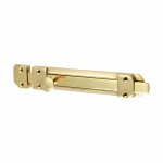 210 x 35mm Contract Flat Section Bolt - Polished Brass Qty Bag 1