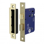 78mm Bathroom Lock - Electro Brass Qty Box 1