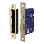 65mm Bathroom Lock - Electro Brass Qty Box 1
