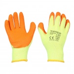 Medium Eco-Grip Gloves - Crinkle Latex Coated Polycotton Qty Backing Card 1 Pair