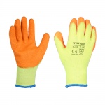 X Large Eco-Grip Gloves - Crinkle Latex Coated Polycotton - Bulk Qty Bag 12 Pairs