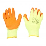 Medium Eco-Grip Gloves - Crinkle Latex Coated Polycotton - Bulk  Qty Bag 12 Pairs