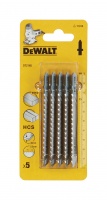 DeWalt DT2165QZ HCS T Shank Jigsaw Blades - 5pk