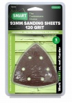 SMART Trade Series 93mm 120 Grit Sanding Sheets - (5 Pack)