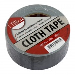 50m x 48mm Cloth Tape Silver 1 EA