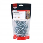 10.0 x 80 Coach Screws - Hex - Zinc Qty TIMbag 30