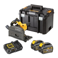 DEWALT DCS520T2-GB 54V XR FLEXVOLT  PLUNGE SAW INC 2X 6ah BATTS