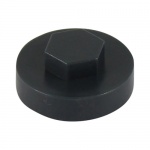 16mm Hex Cover Cap - Raven Slate Bl 1000 PCS