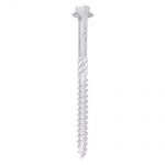 10 x 80 Timber Frame Screw HEX Silver 10 PCS