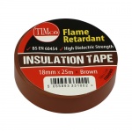 25m x 18mm PVC Insulation Tape Brown 10 PCS