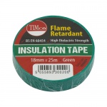 25m x 18mm PVC Insulation Tape Green 10 PCS