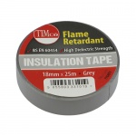 25m x 18mm PVC Insulation Tape Grey 10 PCS