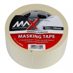 50m x 50mm Masking Tape Cream 1 EA