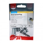 31.5mm Metal Speed Plug & Screw 5 PCS
