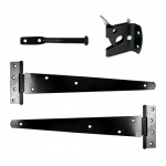 14'' Pedestrian Gate Kit Black 1 EA