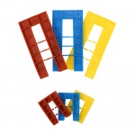 1.0 3.0 5.0 6.0mm Assorted Horseshoe Shims 100 PCS