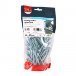 M6 x 80 Roofing Bolt & SQ Nut - BZP 70 PCS